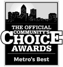 THE OFFICIAL COMMUNITY'S CHOICE AWARDS METRO'S BEST logo
