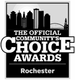 THE OFFICIAL COMMUNITY'S CHOICE AWARDS ROCHESTER logo