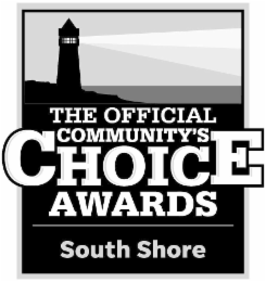THE OFFICIAL COMMUNITY'S CHOICE AWARDS SOUTH SHORE logo