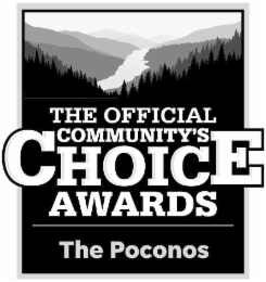 THE OFFICIAL COMMUNITY'S CHOICE AWARDS THE POCONOS logo