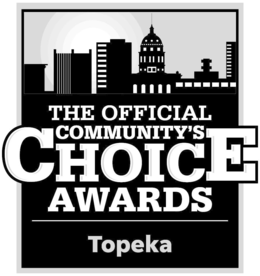 THE OFFICIAL COMMUNITY'S CHOICE AWARDS TOPEKA logo