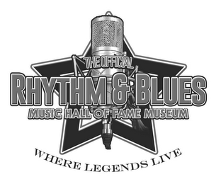 THE OFFICIAL RHYTHM & BLUES MUSIC HALL OF FAME MUSEUM WHERE LEGENDS LIVE logo
