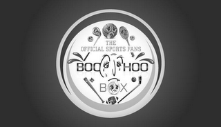 THE OFFICIAL SPORTS FANS BOO HOO BOX logo