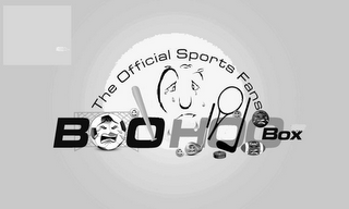 THE OFFICIAL SPORTS FANS BOO HOO BOX logo
