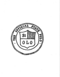THE OFFICIAL STATE POLO; ST; OLO logo