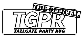 THE OFFICIAL TGPR TAILGATE PARTY RUG logo