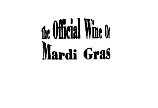 THE OFFICIAL WINE OF MARDI GRAS logo