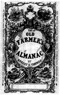 THE OLD FARMER'S ALMANAC BY ROBERT B. THOMAS