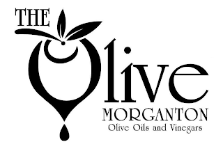 THE OLIVE MORGANTON OLIVE OILS AND VINEGARS logo