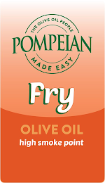 THE OLIVE OIL PEOPLE POMPEIAN MADE EASY FRY OLIVE OIL HIGH SMOKE POINT logo
