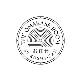 THE OMAKASE ROOM · AT SUSHI-SAN · logo