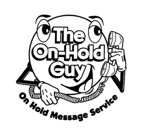 THE ON-HOLD GUY ON HOLD MESSAGE SERVICE logo