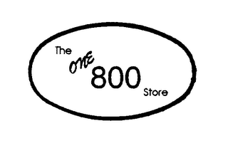 THE ONE 800 STORE logo