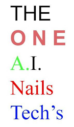 THE ONE A.I. NAILS TECH'S logo