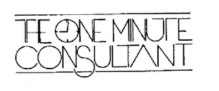 THE ONE MINUTE CONSULTANT logo