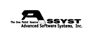 THE ONE POINT SOURCE ASSYST ADVANCED SOFTWARE SYSTEMS, INC. logo