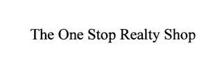 THE ONE STOP REALTY SHOP logo