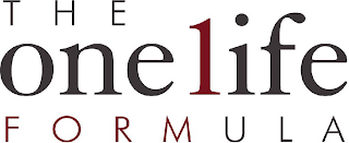 THE ONE1IFE FORMULA logo