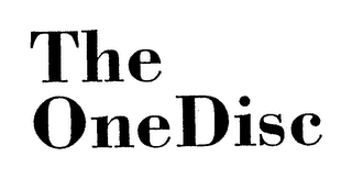 THE ONEDISC logo