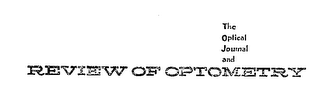 THE OPTICAL JOURNAL AND REVIEW OF OPTOMETRY logo