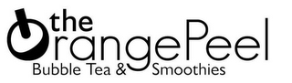 THE ORANGEPEEL BUBBLE TEA & SMOOTHIES logo