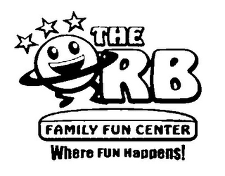 THE ORB FAMILY FUN CENTER WHERE FUN HAPPENS! logo