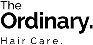 THE ORDINARY. HAIR CARE. logo