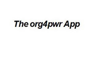 THE ORG4PWR APP logo