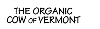 THE ORGANIC COW OF VERMONT logo