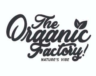 THE ORGANIC FACTORY! NATURE'S VIBE logo
