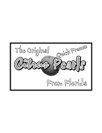 THE ORGINAL QUICK FROZEN CITRUS PEARLS FROM FLORIDA logo