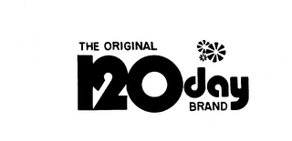THE ORIGINAL 120 DAY BRAND logo