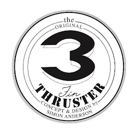 THE ORIGINAL 3 FIN THRUSTER CONCEPT & DESIGN BY SIMON ANDERSON logo