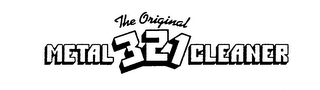 THE ORIGINAL 321 METAL CLEANER logo
