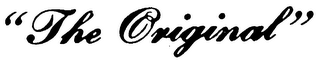 "THE ORIGINAL" logo