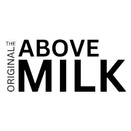 THE ORIGINAL ABOVE MILK logo