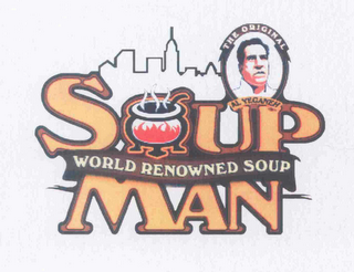 THE ORIGINAL AL YEGANEH SOUP MAN WORLD RENOWNED SOUP logo