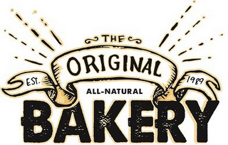 THE ORIGINAL ALL-NATURAL BAKERY EST. 1989 logo