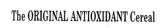 THE ORIGINAL ANTIOXIDANT CEREAL logo