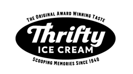 THE ORIGINAL AWARD WINNING TASTE THRIFTY ICE CREAM SCOOPING MEMORIES SINCE 1940 logo