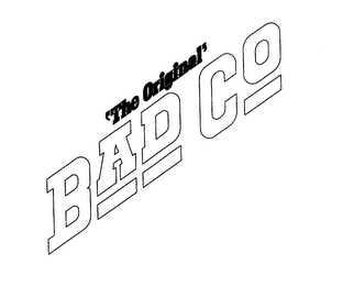 'THE ORIGINAL' BAD CO logo