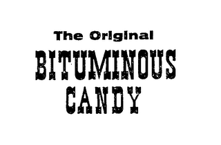 THE ORIGINAL BITUMINOUS CANDY logo