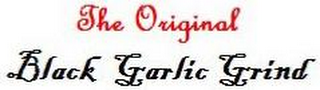 THE ORIGINAL BLACK GARLIC GRIND logo