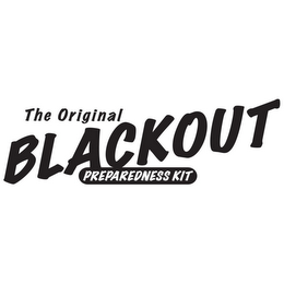 THE ORIGINAL BLACKOUT PREPAREDNESS KIT logo