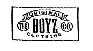THE ORIGINAL BOYZ CLOTHING CO. logo