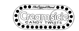 THE ORIGINAL BRAND CREAMSICLE CANDY TWISTS logo
