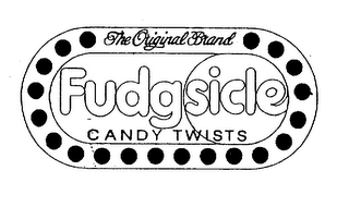 THE ORIGINAL BRAND FUDGSICLE CANDY TWISTS logo