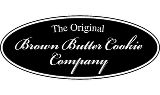 THE ORIGINAL BROWN BUTTER COOKIE COMPANY logo