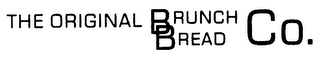 THE ORIGINAL BRUNCH BREAD CO. logo
