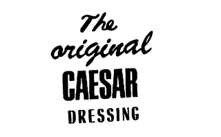 THE ORIGINAL CAESAR DRESSING logo